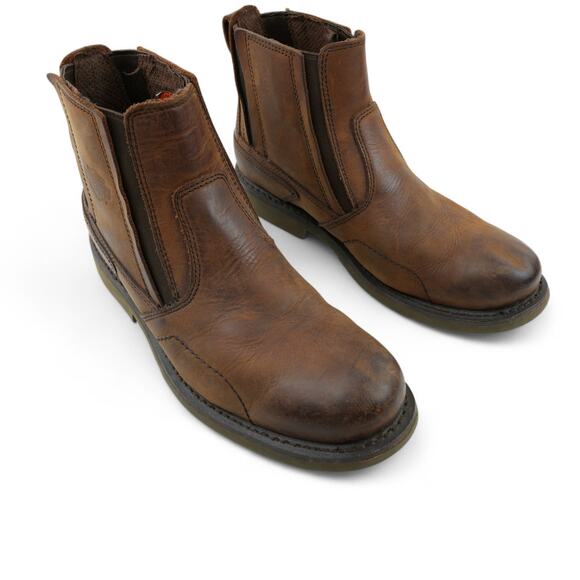 Harley Davidson Chelsea Boots Mens 11 Brown Leather Motorcycle Bikercore 93040 - Picture 3 of 11